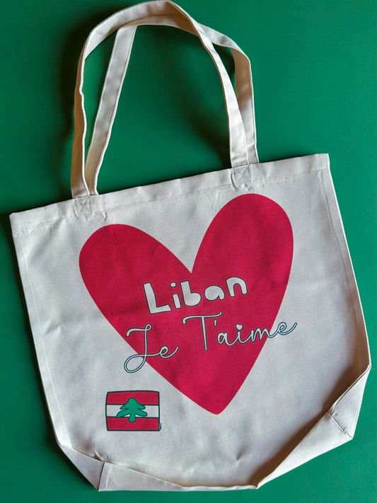 Liban je t’aime tote bag