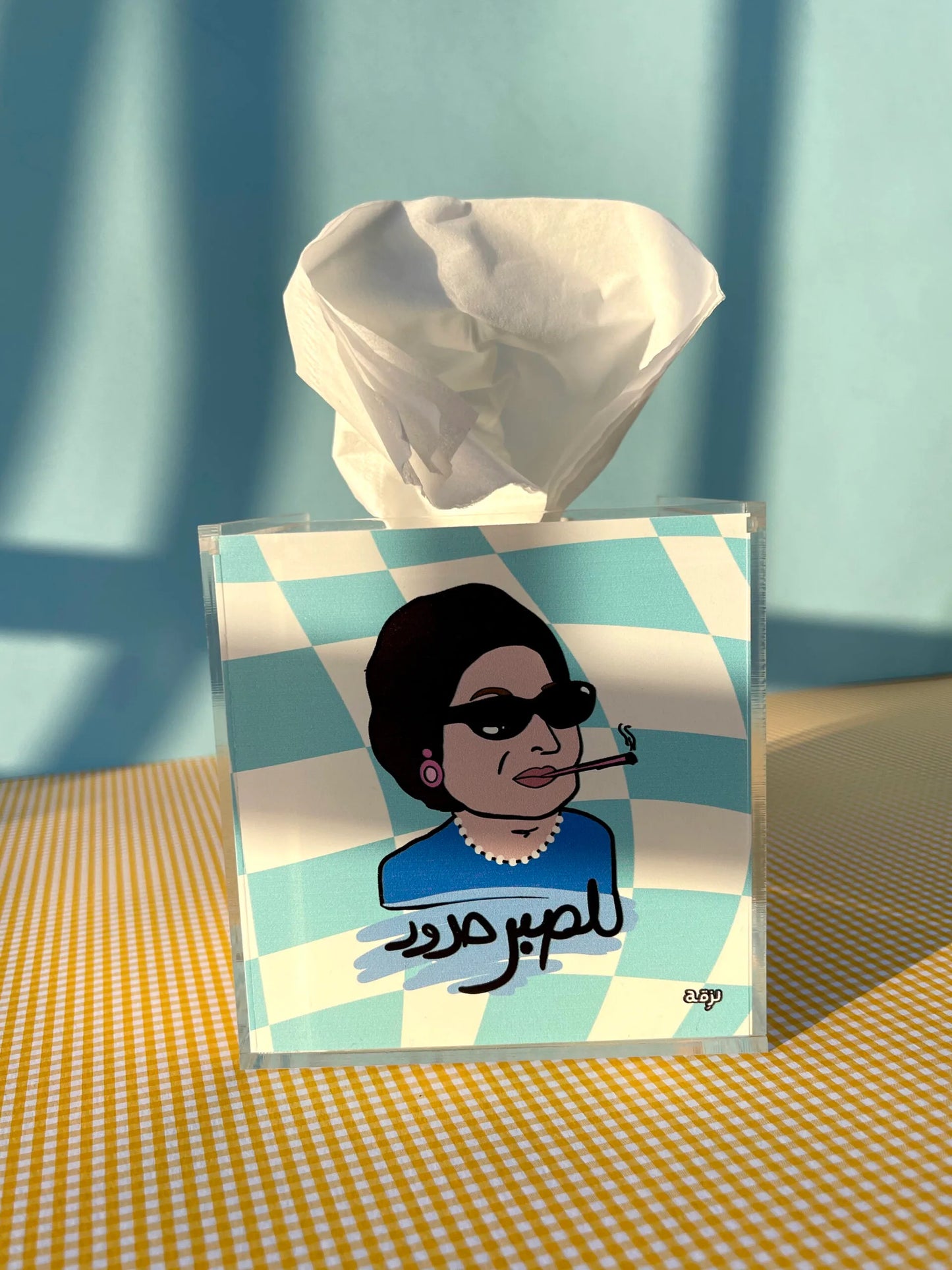 Oum kolthoum Tissue Box