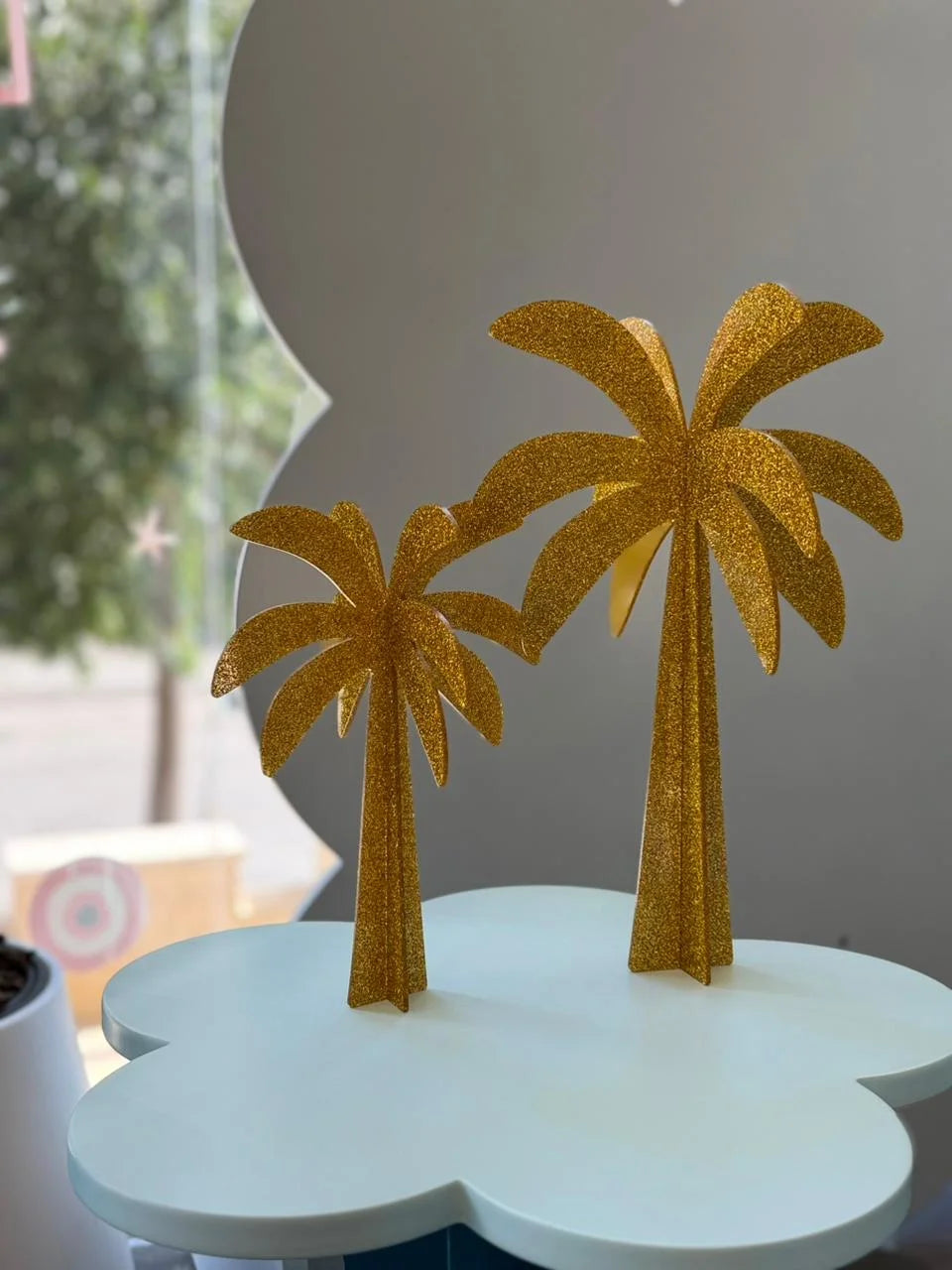 Palms Gold Glitter Set
