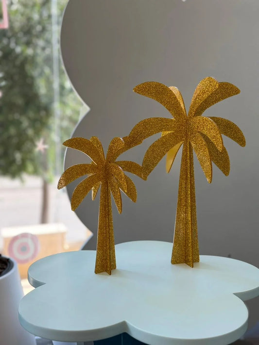 Palms Gold Glitter Set