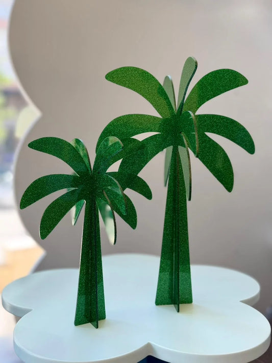 Palms Green Glitter Set
