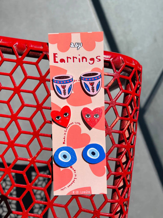 Pink Shaffe and Evil-eye Mini Set