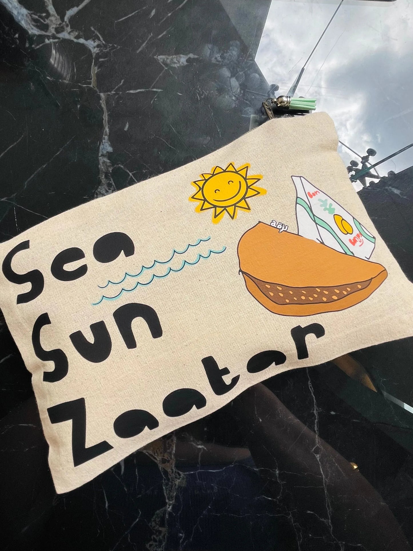 Sea Sun Zaatar Pouch
