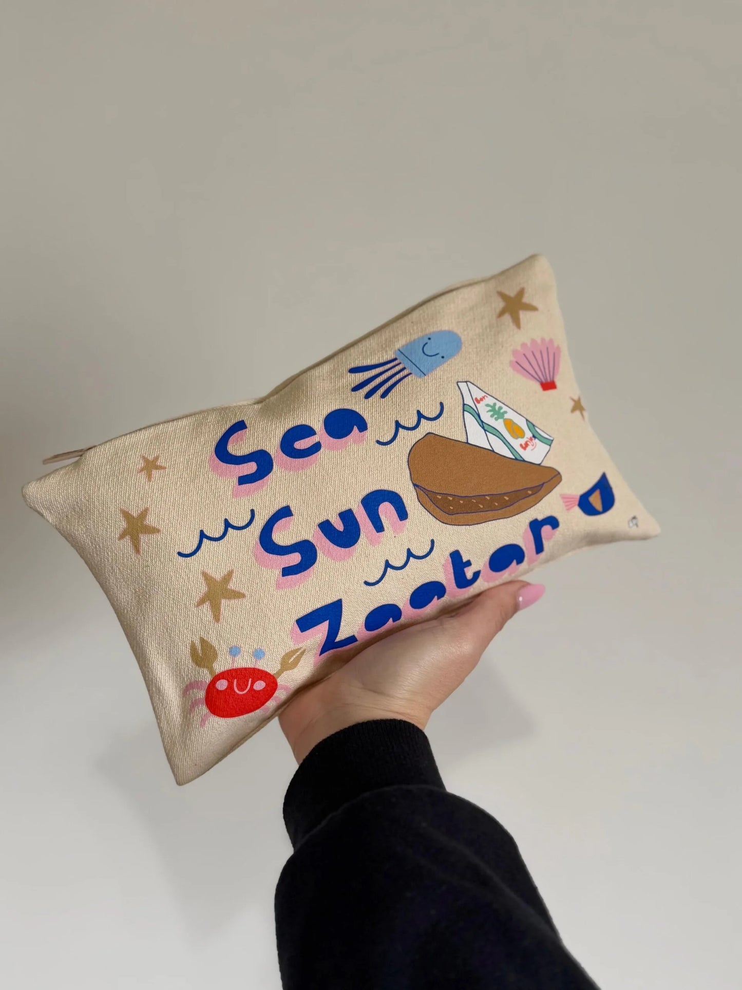 Sea, Sun, Zaatar Pouch