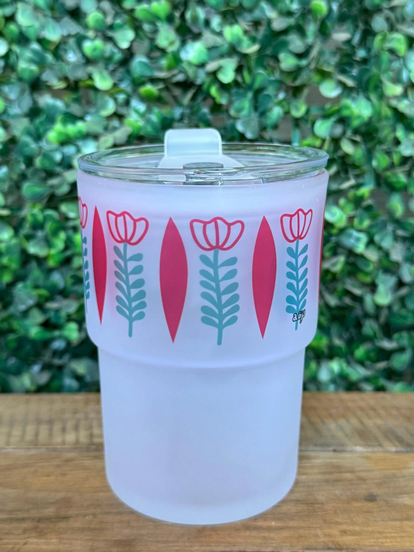 Shaffe Pattern Glass Tumbler