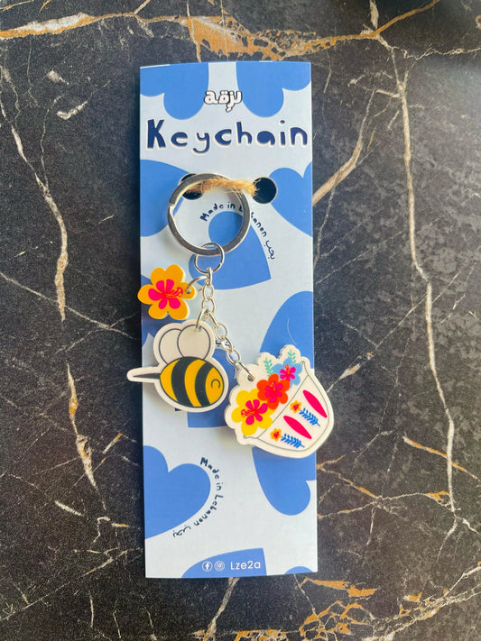 Shaffe & Bee Keychain