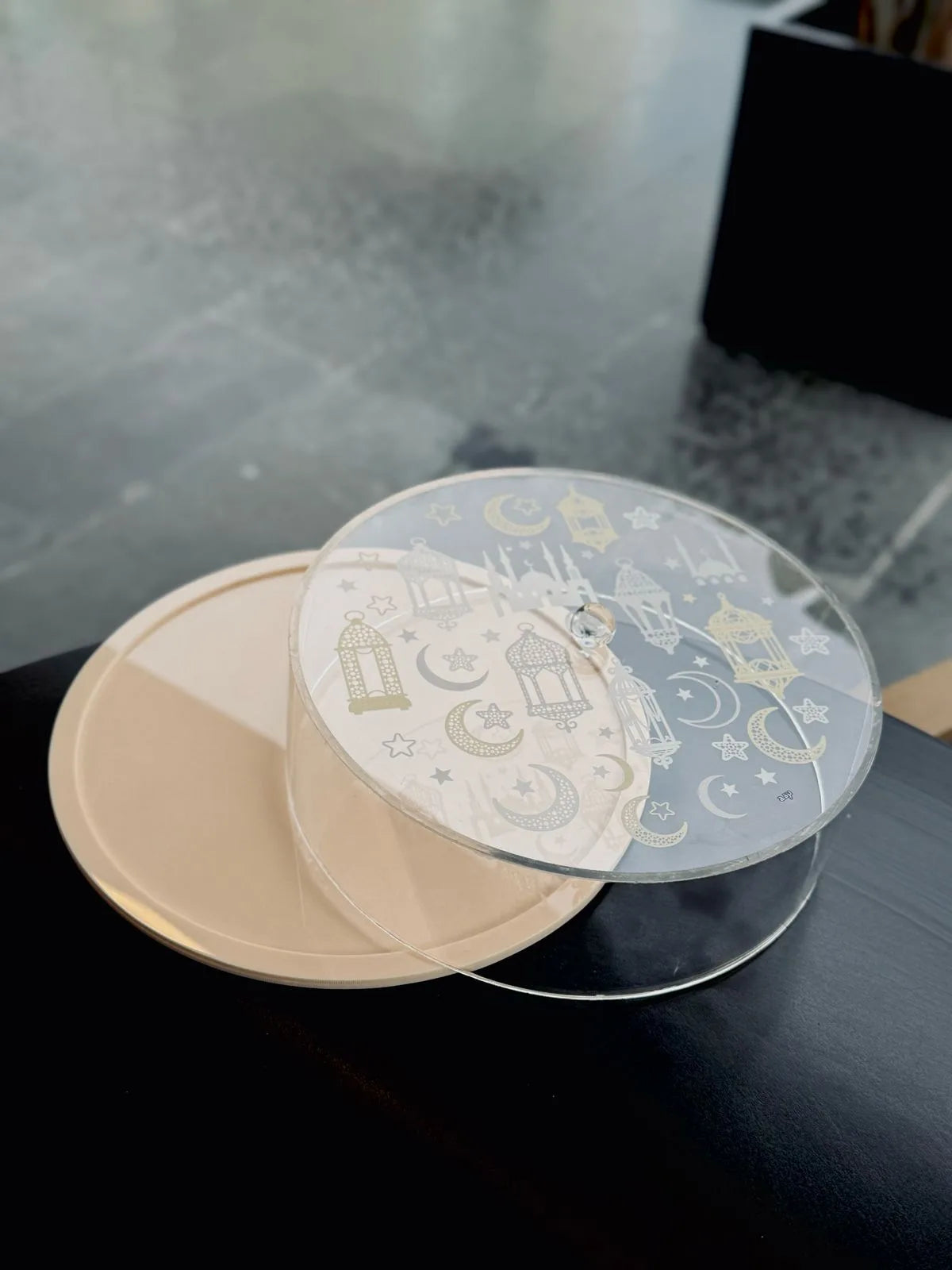 Sweet Ramadan Patterns Round Box