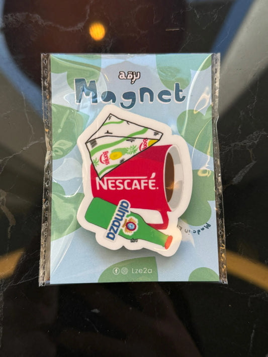 Trio lebanese drinks magnet