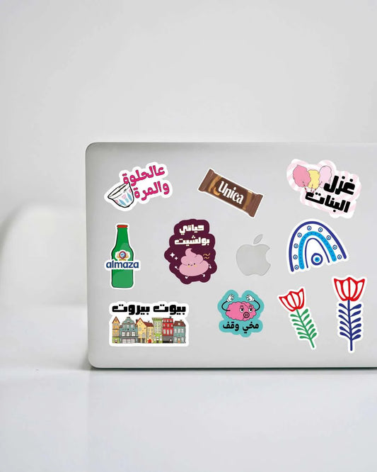 Waterproof Stickers Sheet 11