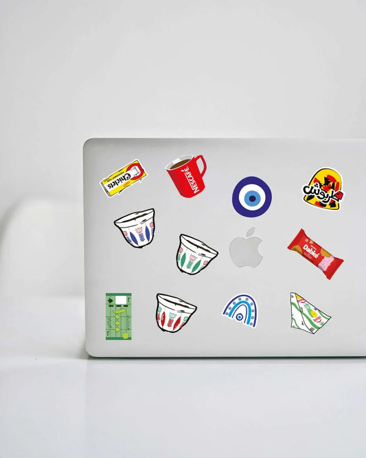 Waterproof Stickers Sheet 12