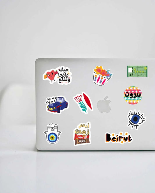 Waterproof Stickers Sheet 14