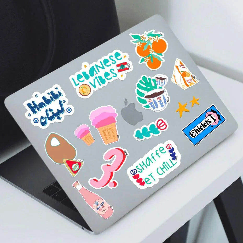 Waterproof Stickers Sheet 18