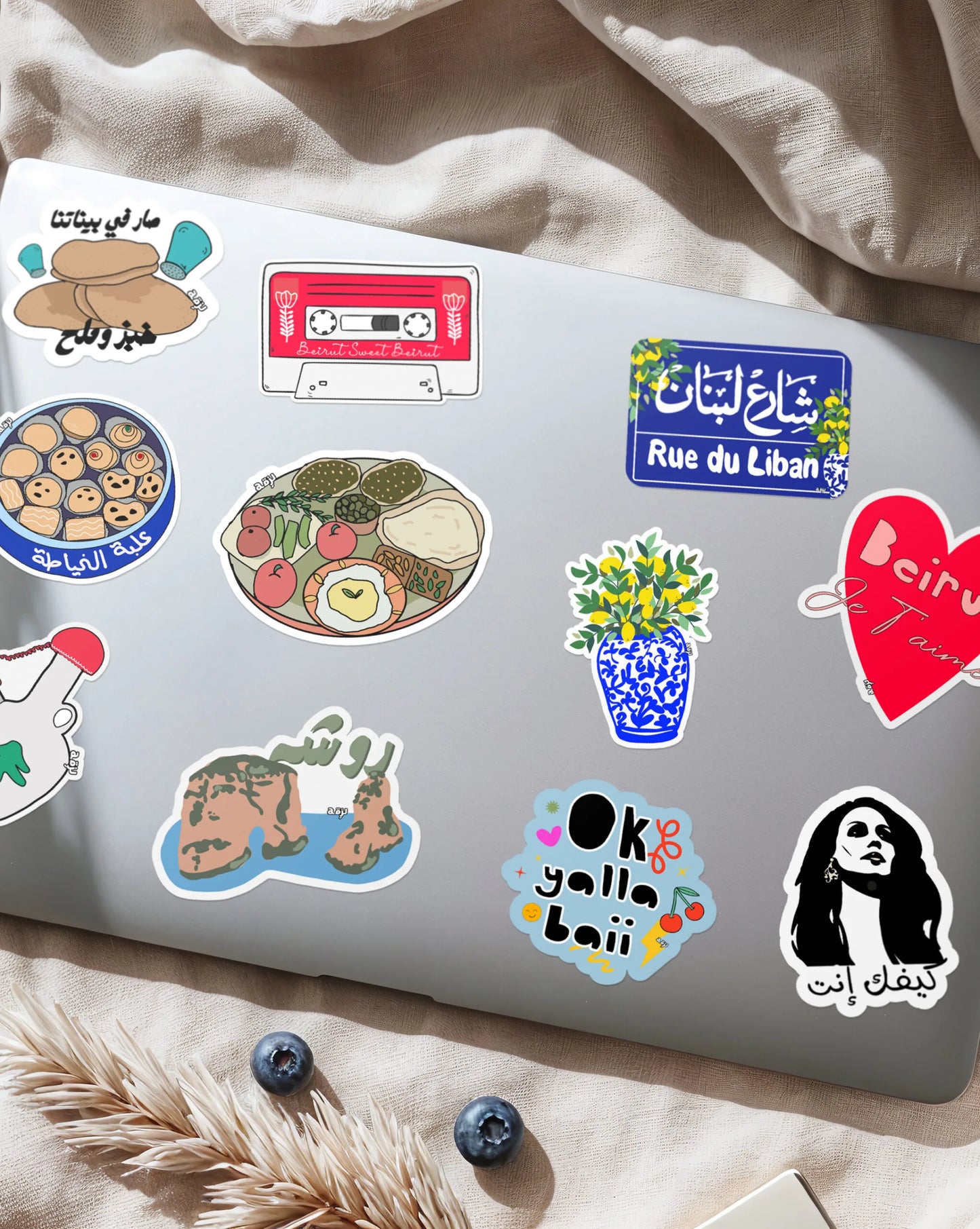 Waterproof Stickers Sheet 6