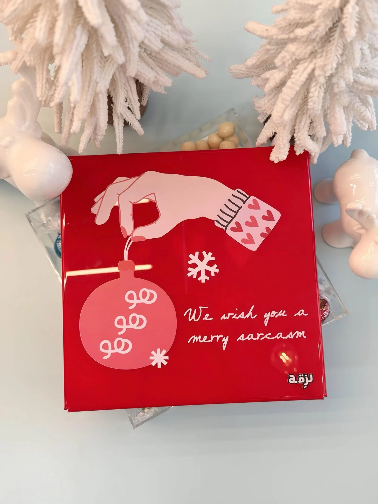 We Wish You a Merry Sarcasm 3D Chocolate Box