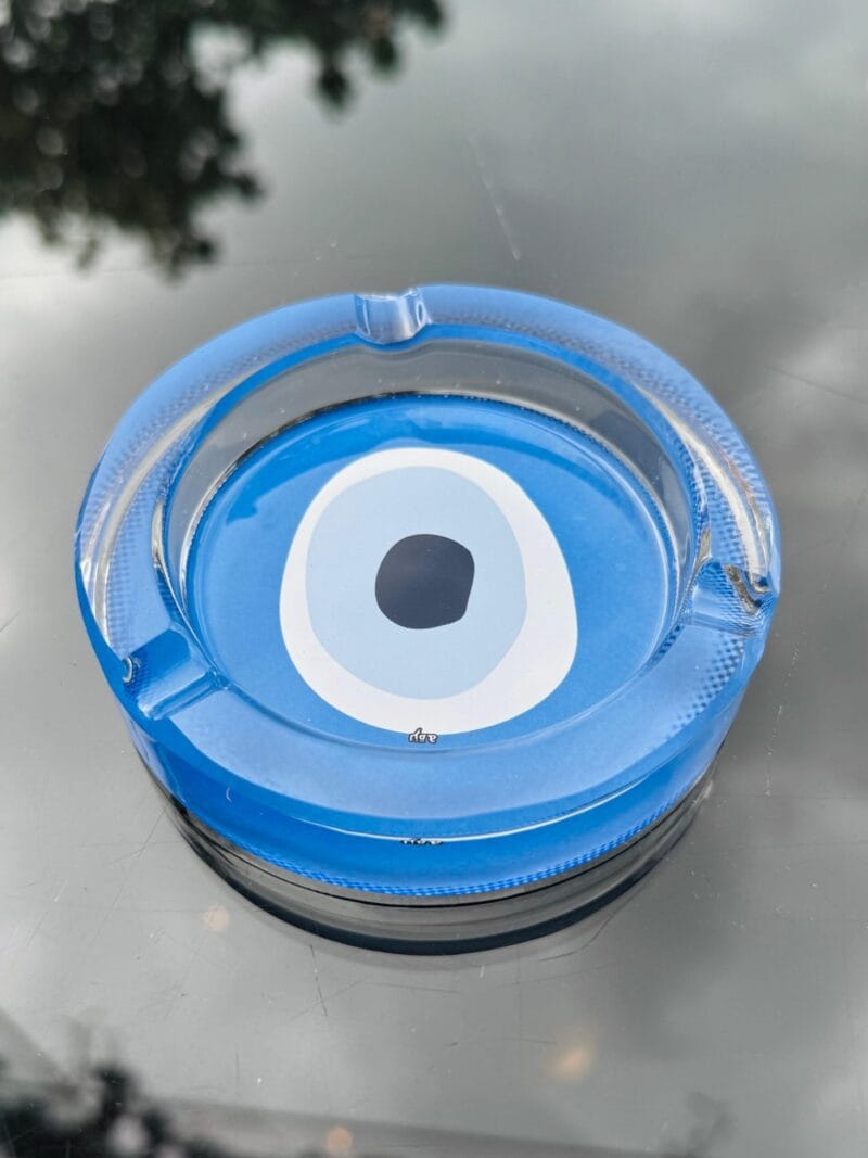 Evil Eye Glass Ashtray