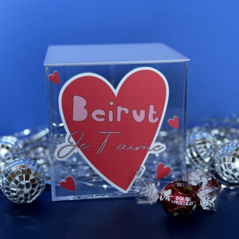 Beirut Je T'aime chocolate box