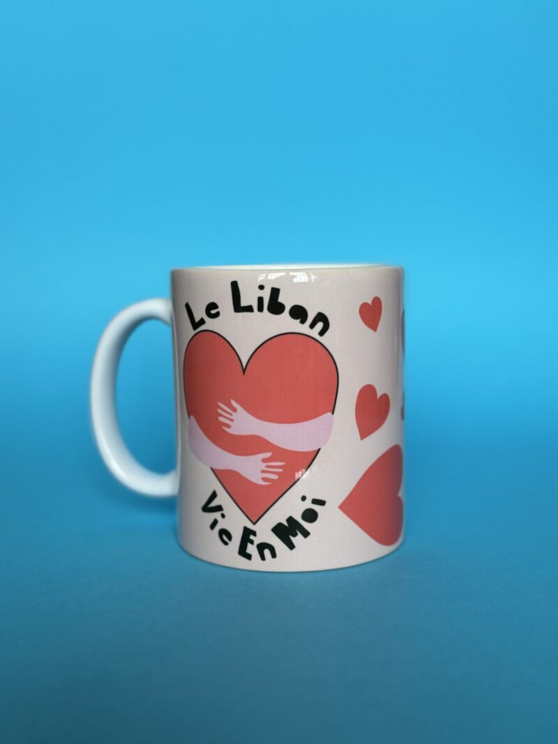 Le LIban Vie En Moi glass mug