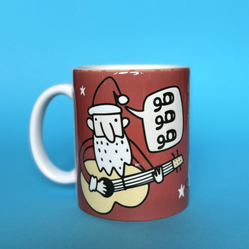 Hohoho glass mug