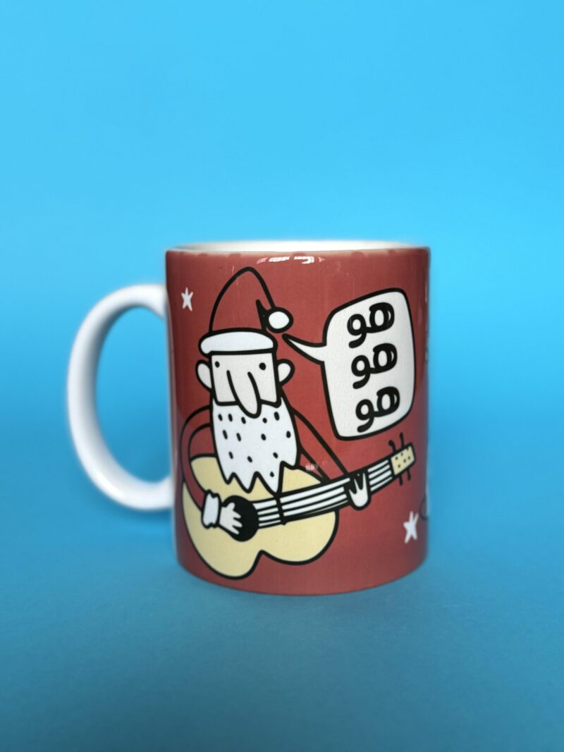 Hohoho glass mug