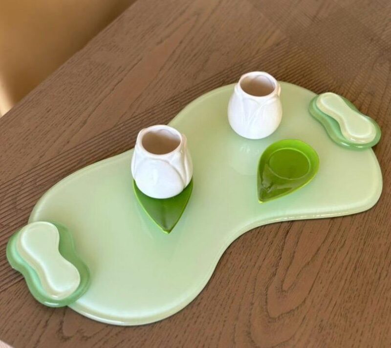 Mint Artstract Tray