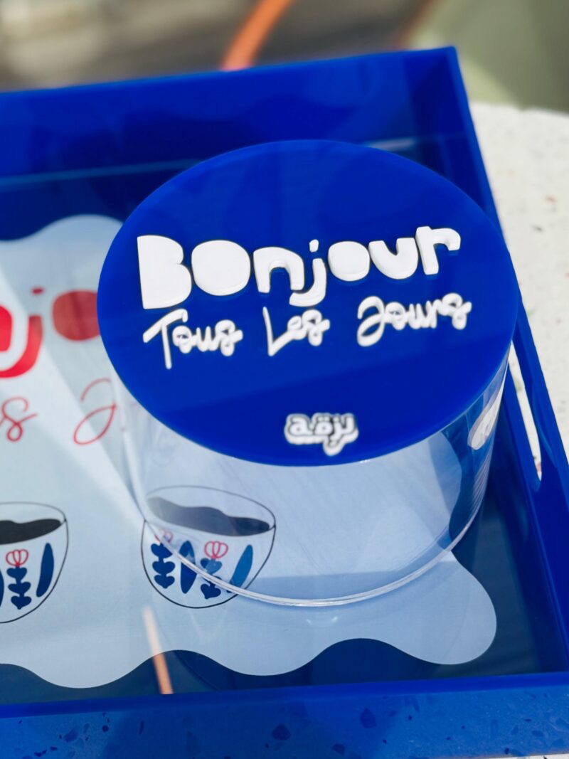 Bonjour Tous Les Jours Round Chocolate Box