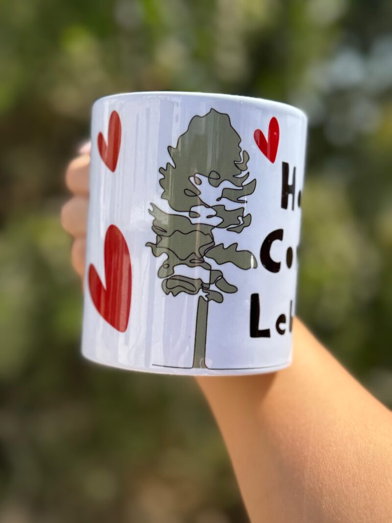 Habibi Come To Lebanon Standard Glass Mug - Image 2