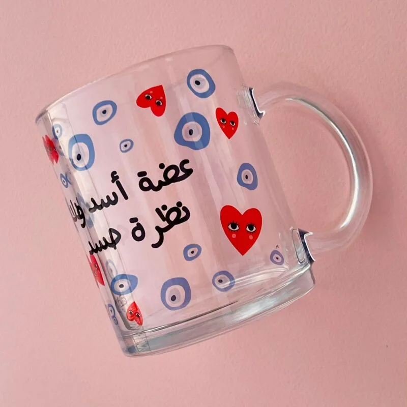 Aadit asad transparent glossy mug