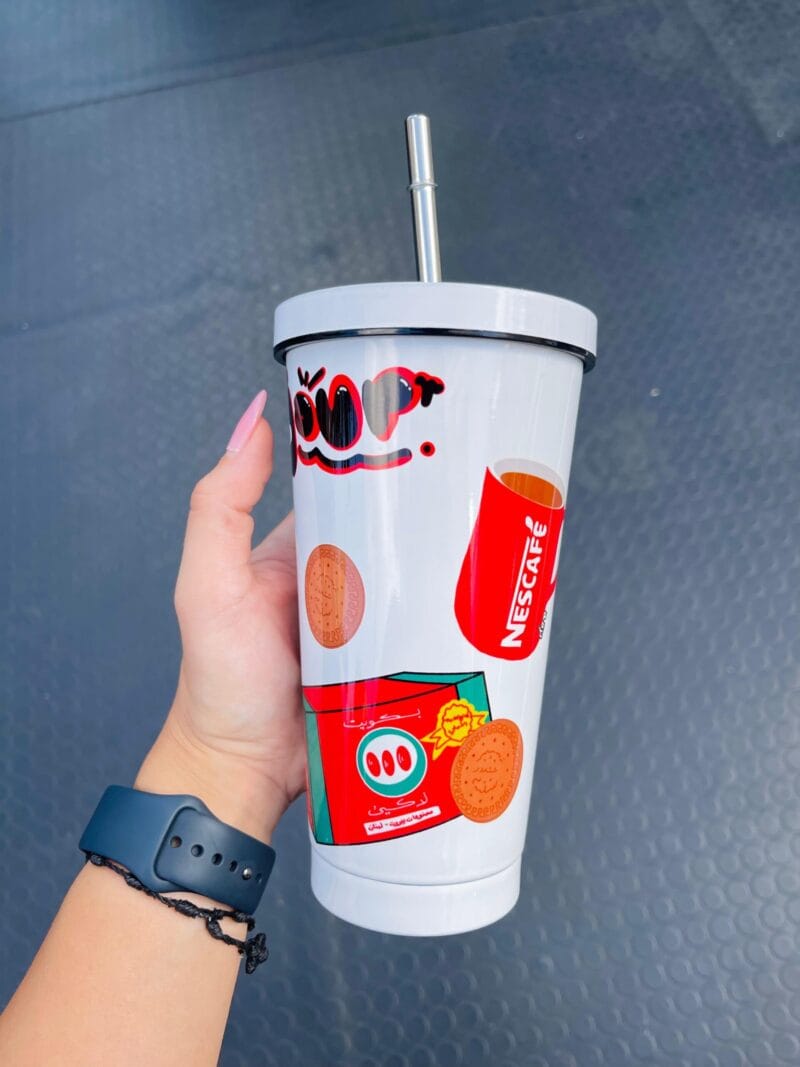 Bonjour Nescafe & Ghandour Tumbler - Image 3