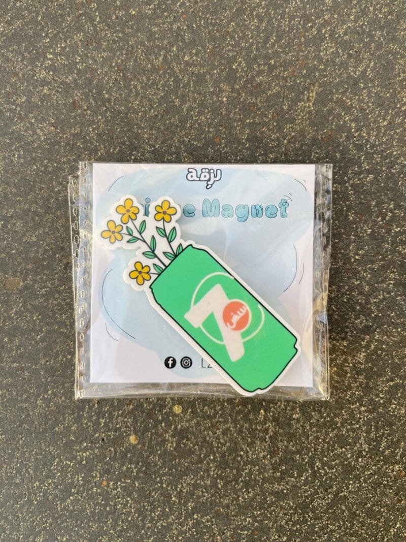 7Up Flower magnet