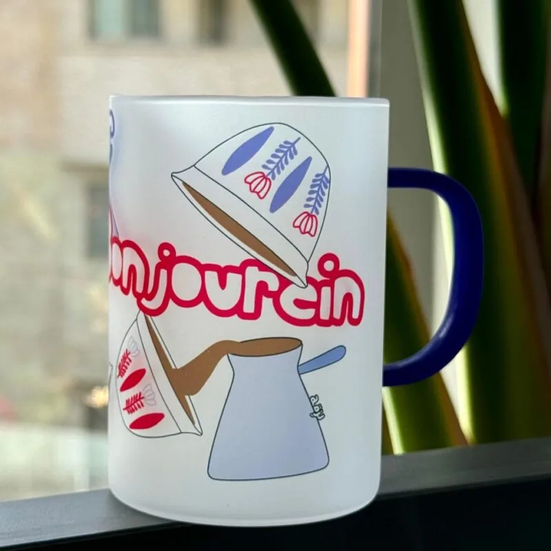 Bonjour Bonjourein Transparent Mug