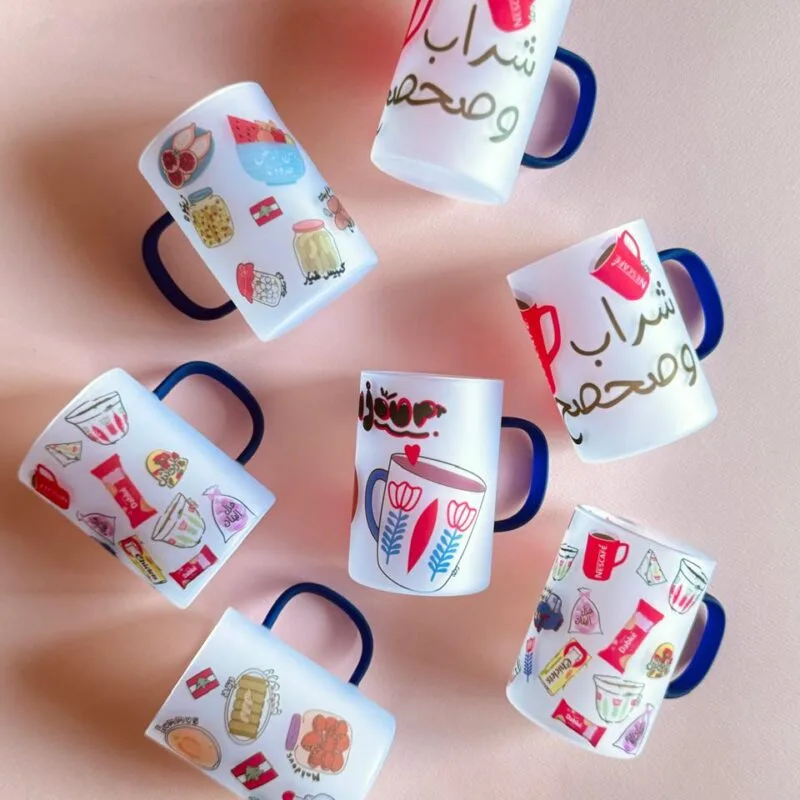 Set of 7 Transparent Mug