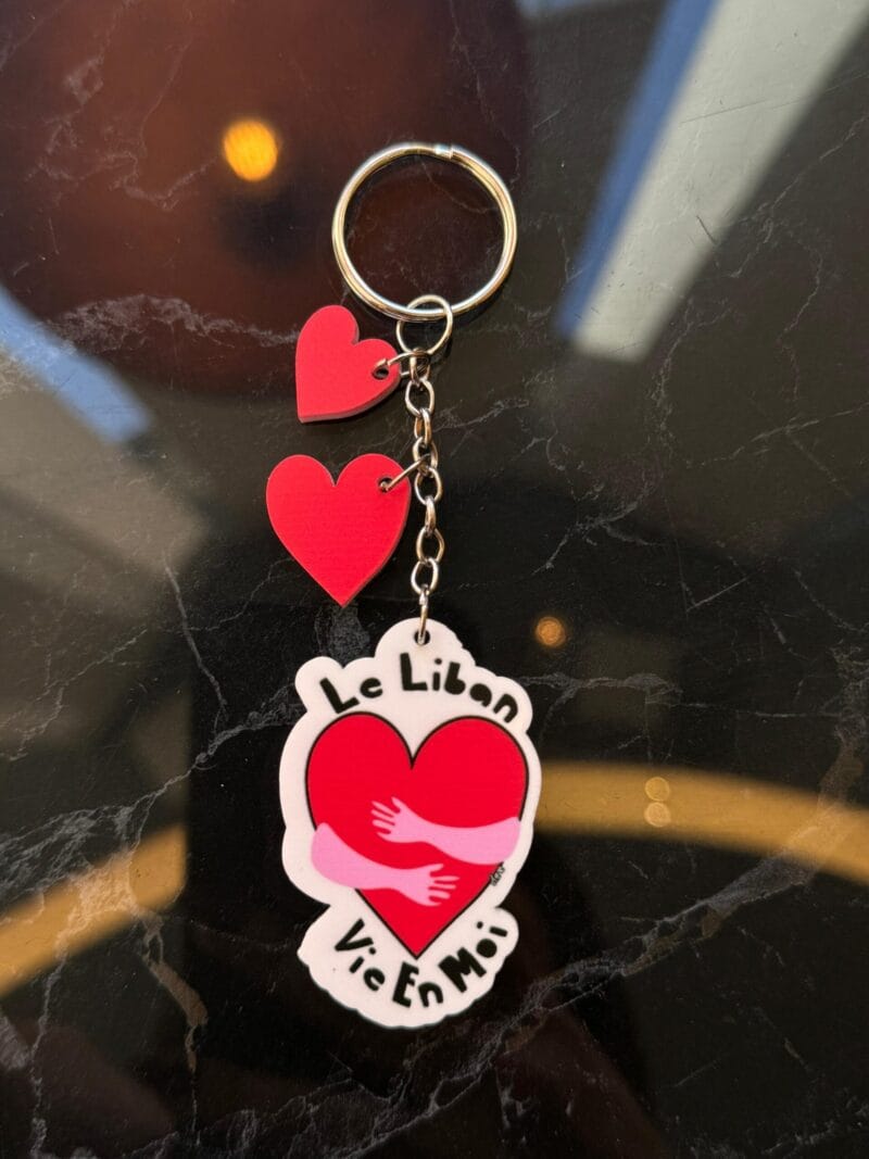 Le liban vie en moi keychain