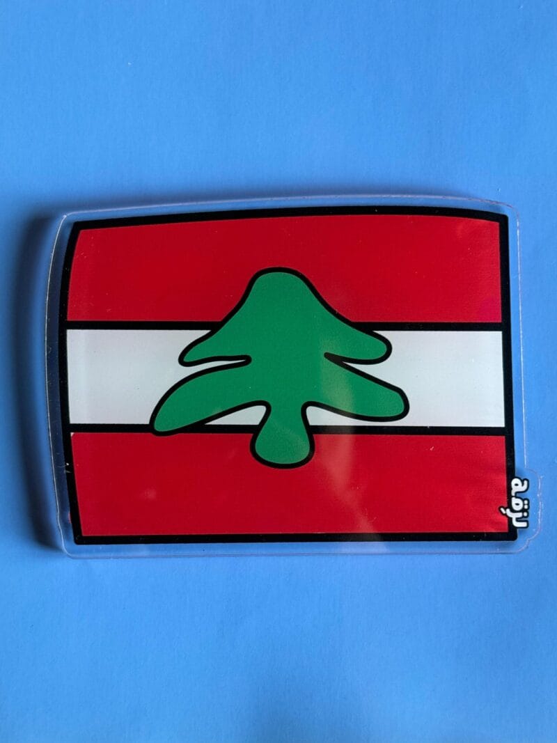 Lebanon flag coaster