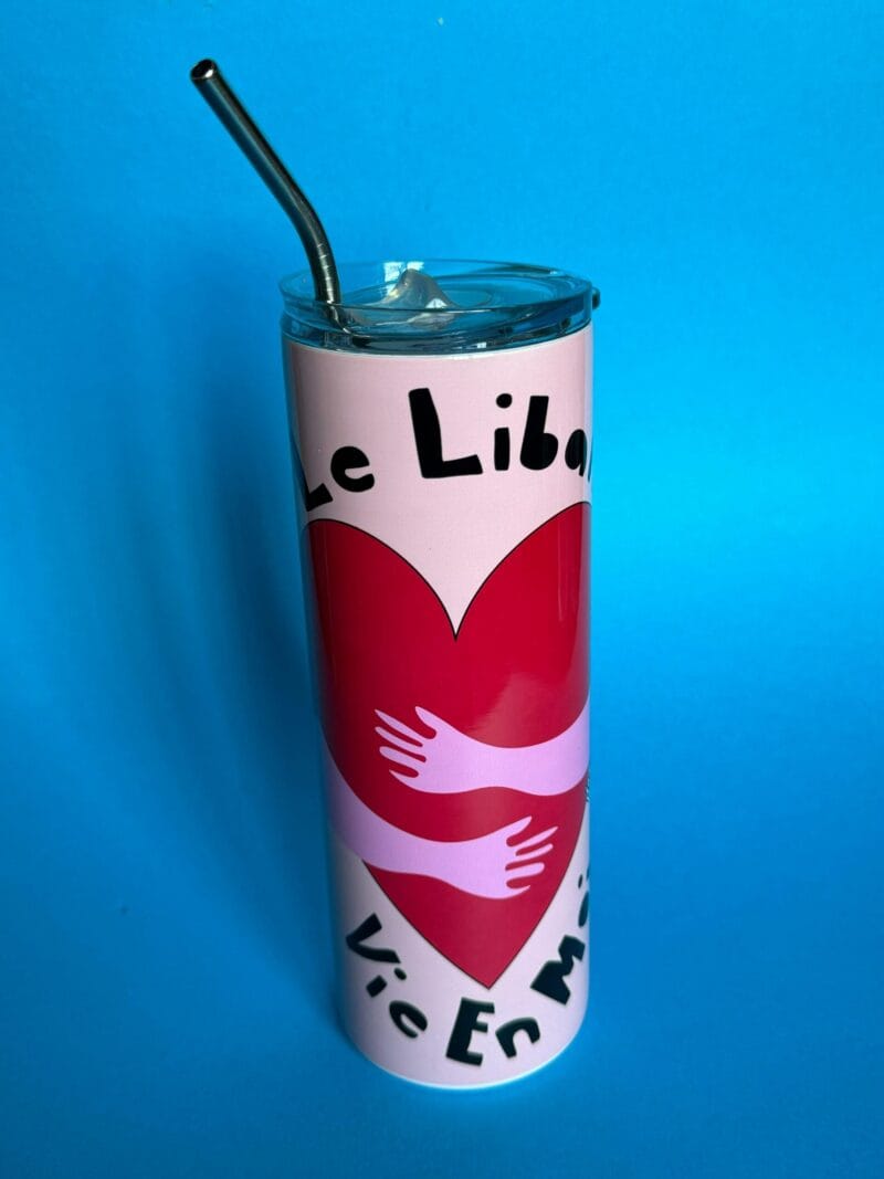 Le liban vie en moi stainless steel tumbler