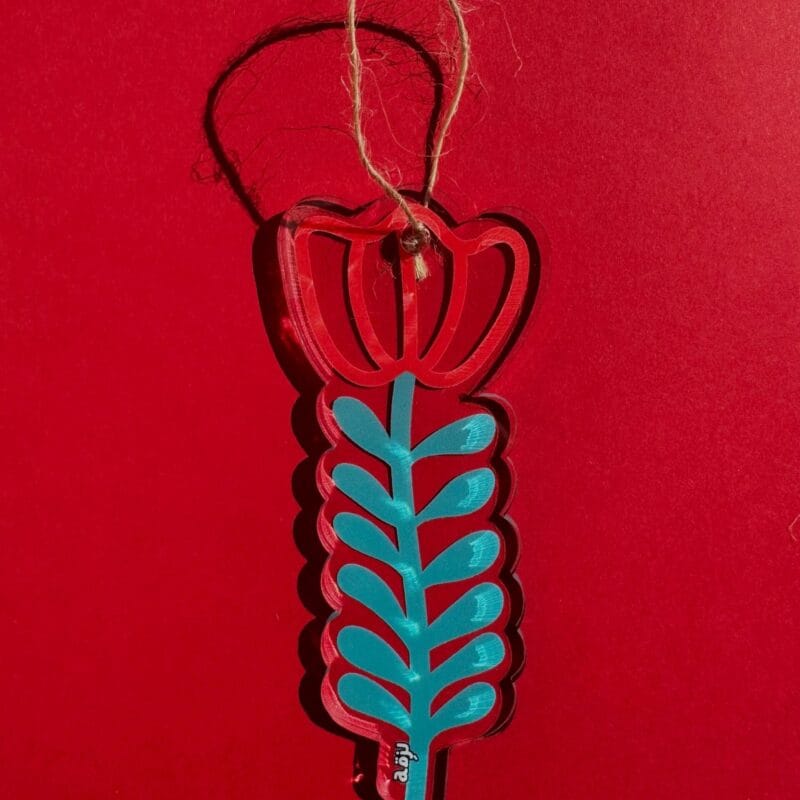 Shaffe Flower Green Ornament Tree