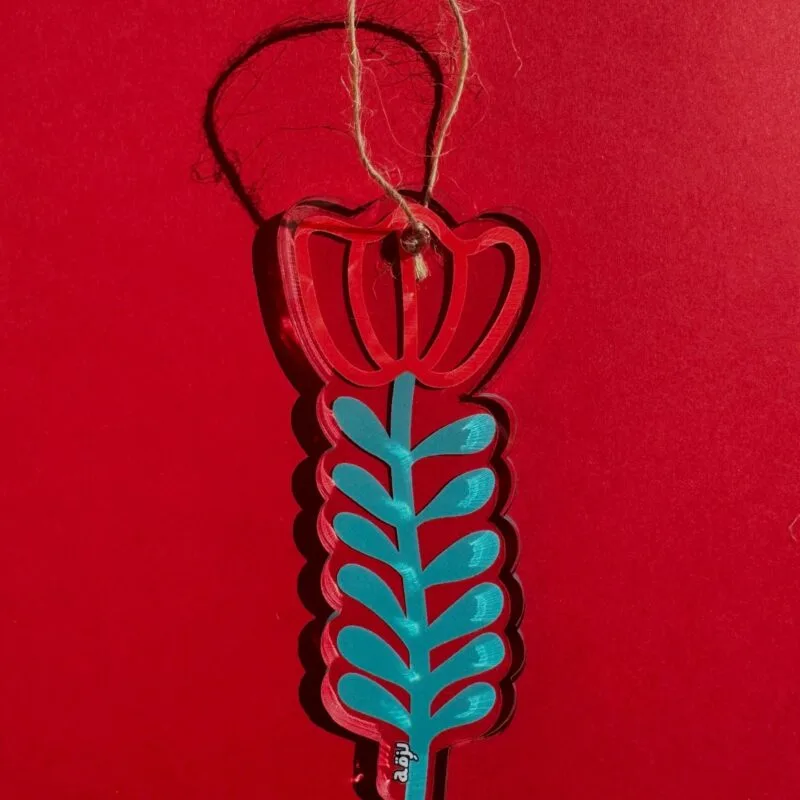 Shaffe Flower Green Ornament Tree