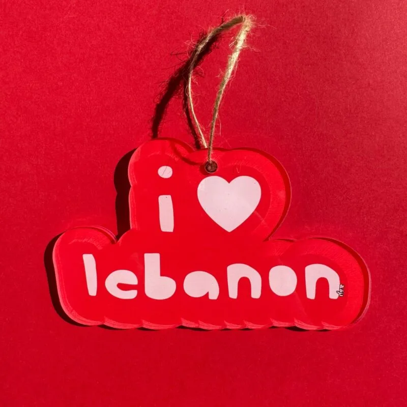 I Love Lebanon Ornament Tree