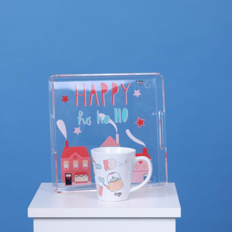 Happy Hohoho Tray & Mug