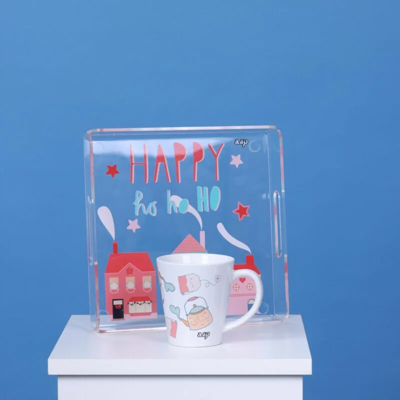Happy Hohoho Tray & Mug