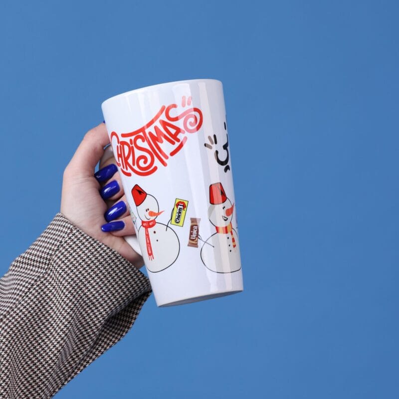 Christmas aal Lebnene Big Latte Mug