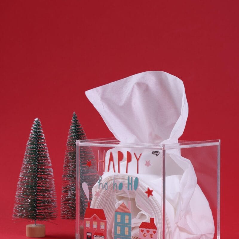 Happy Hohoho Tissue Box