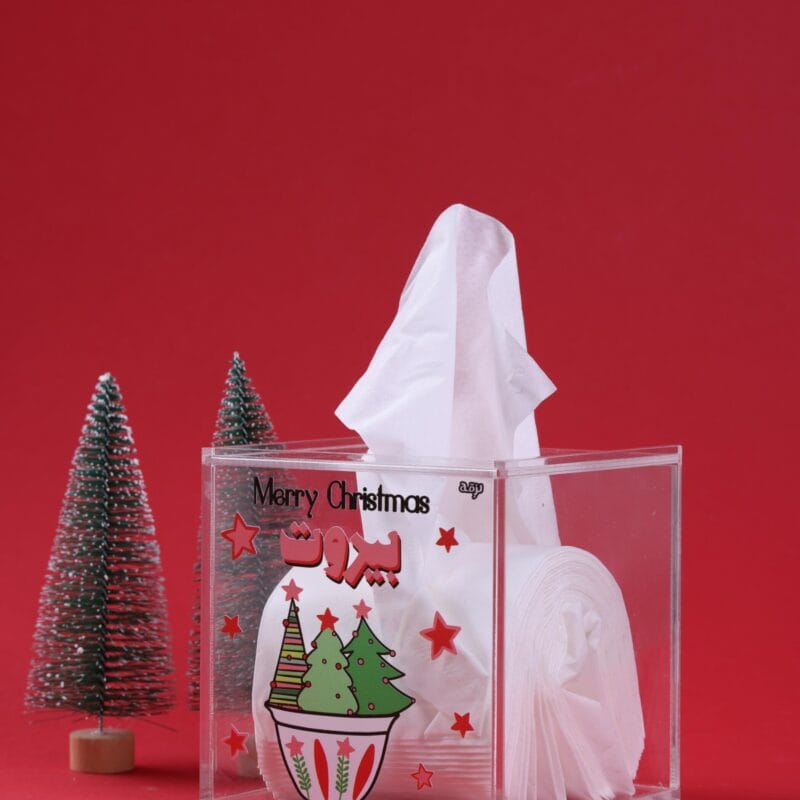 merry Christmas Beirut Tissue Box