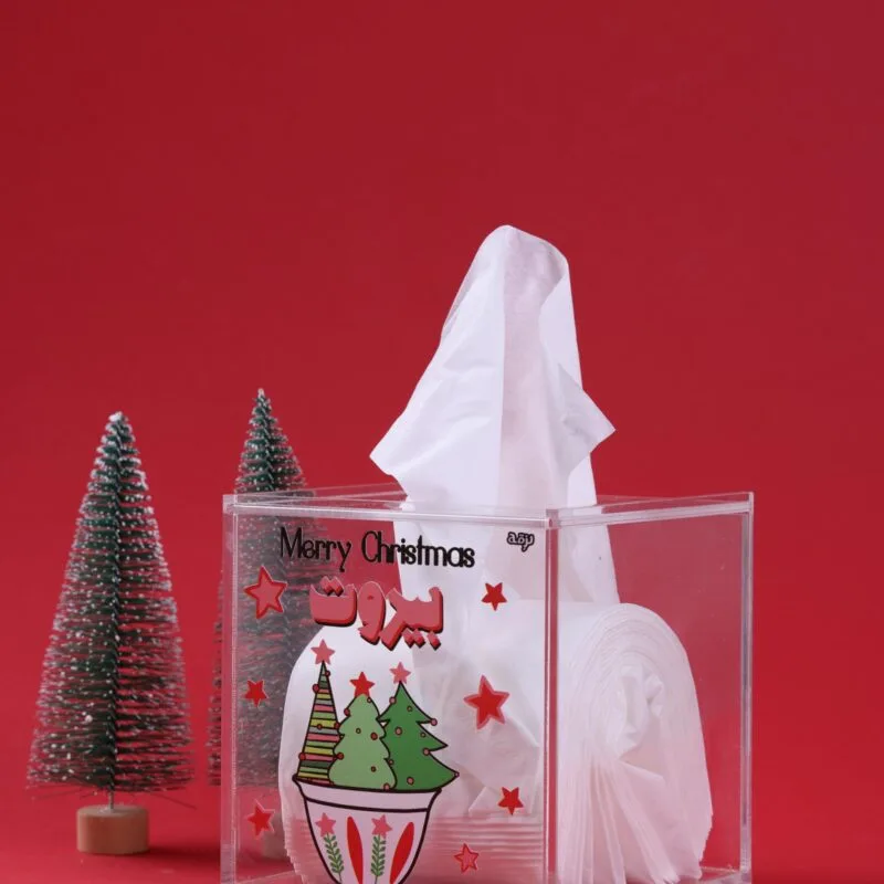 merry Christmas Beirut Tissue Box