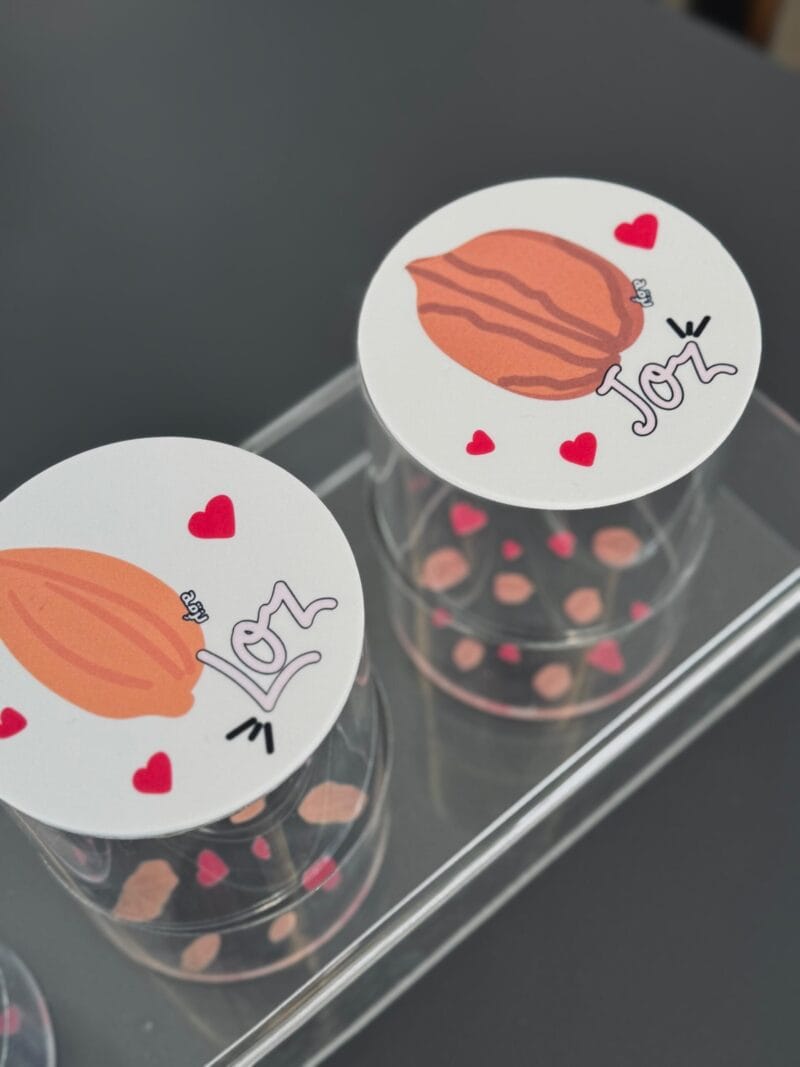 Arabic Ramadan Tray + 3 Round Nuts Boxes - Image 4
