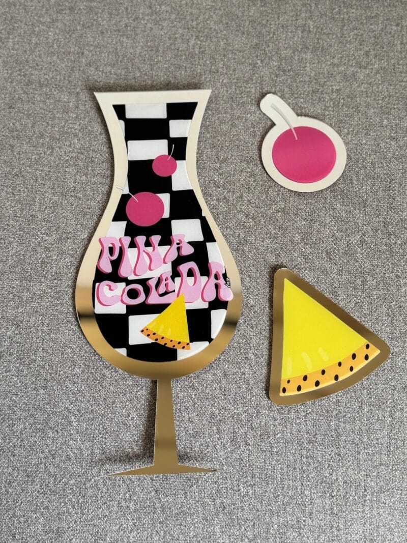 Pina Colada Mirror Set