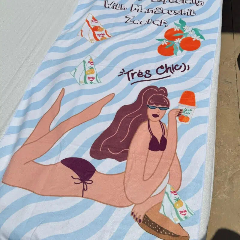 Trés Chick Beach Towel