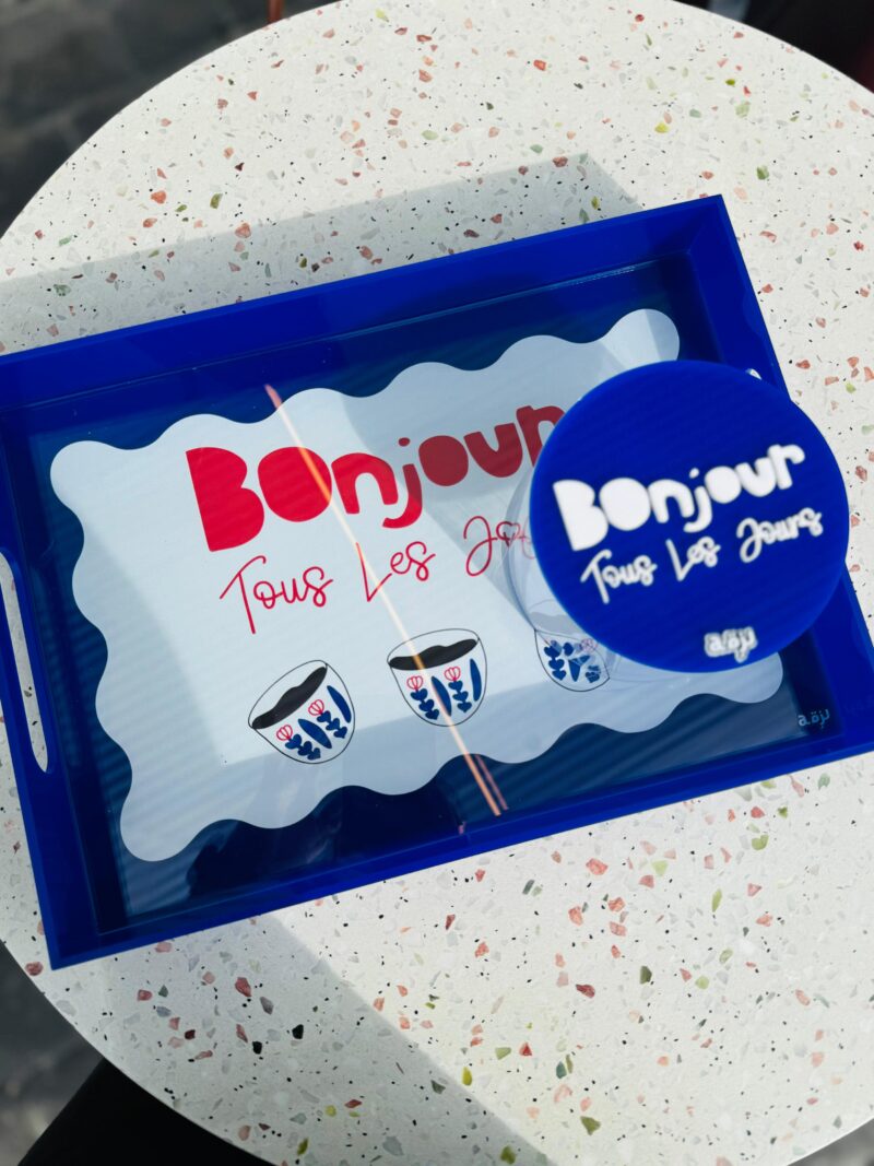 Bonjour Tous Les jours Tray & Box Combo