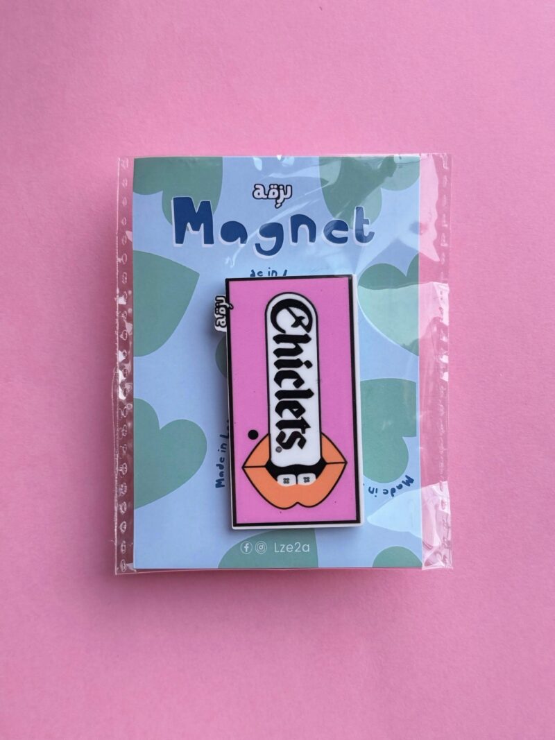 Pink Chiclets Magnet