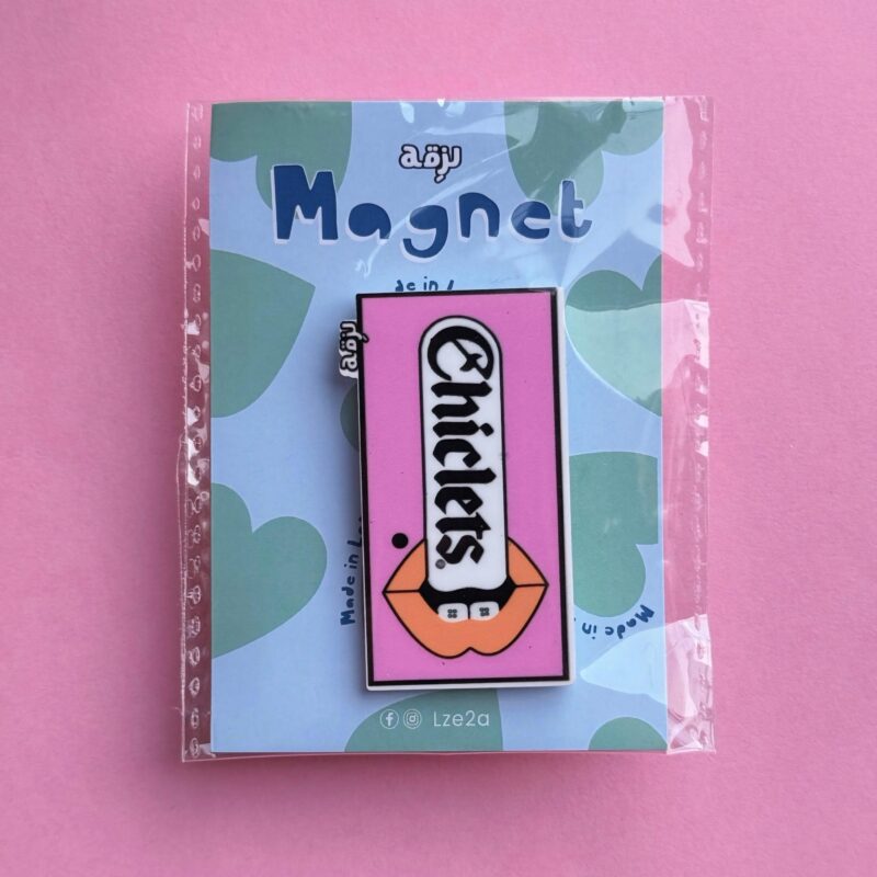 Pink Chiclets Magnet