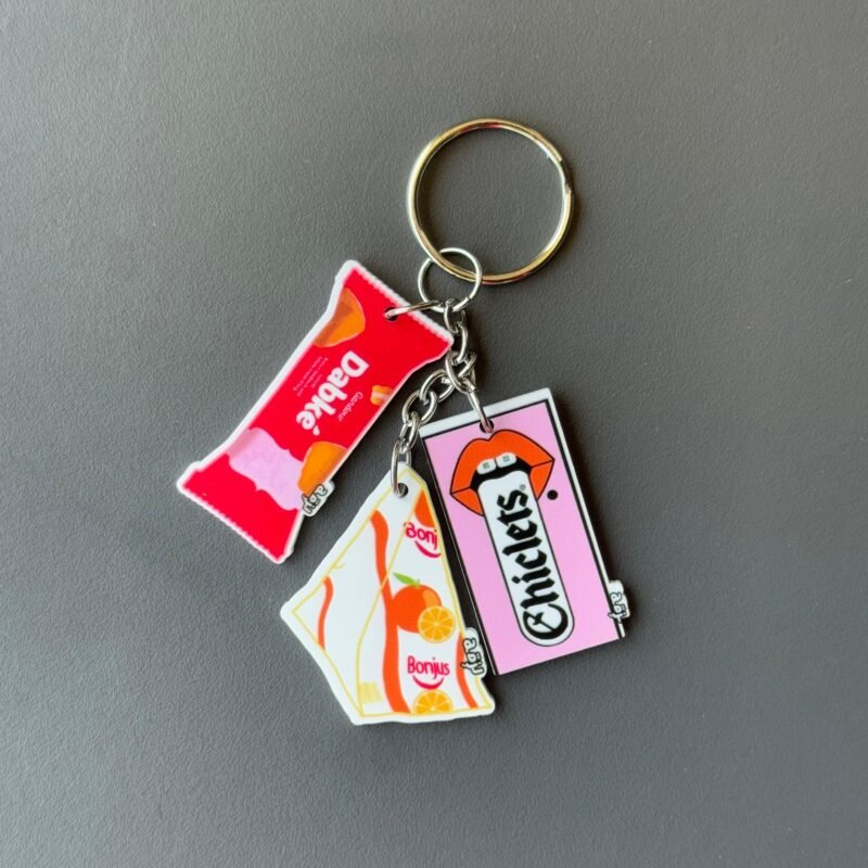 Dabke Bonjus Chiclets Keychain
